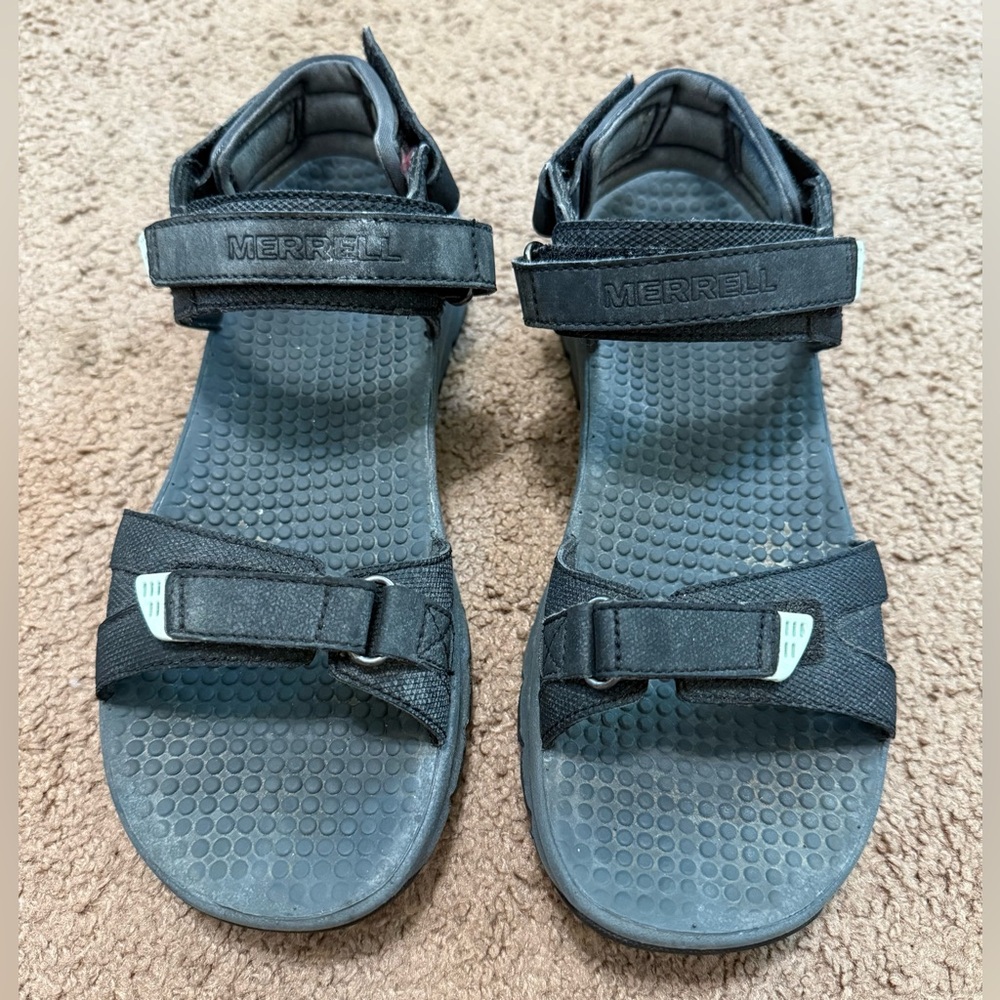 MERRELL CEDRUS CONVERTIBLE 3 BLACK SPORT SANDALS SZ 8